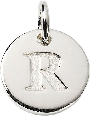Beloved Mini Letter, från Syster P, i färgen R - Silver.
