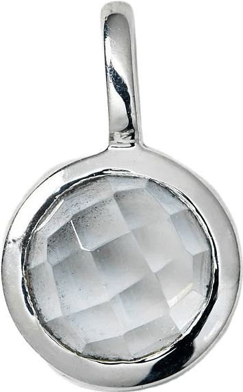 Beloved Birthstone, från Syster P, i färgen April - White Topaz Silver.