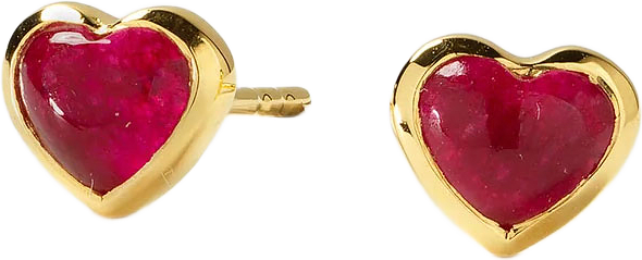 La La Love Stud Earrings, från Syster P, i färgen Pink Quartz Gold.
