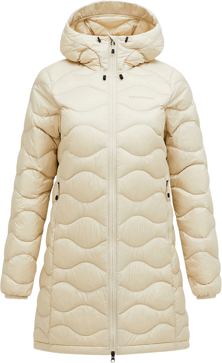 Helium Down Parka, från Peak Performance, i färgen Sand Fog.