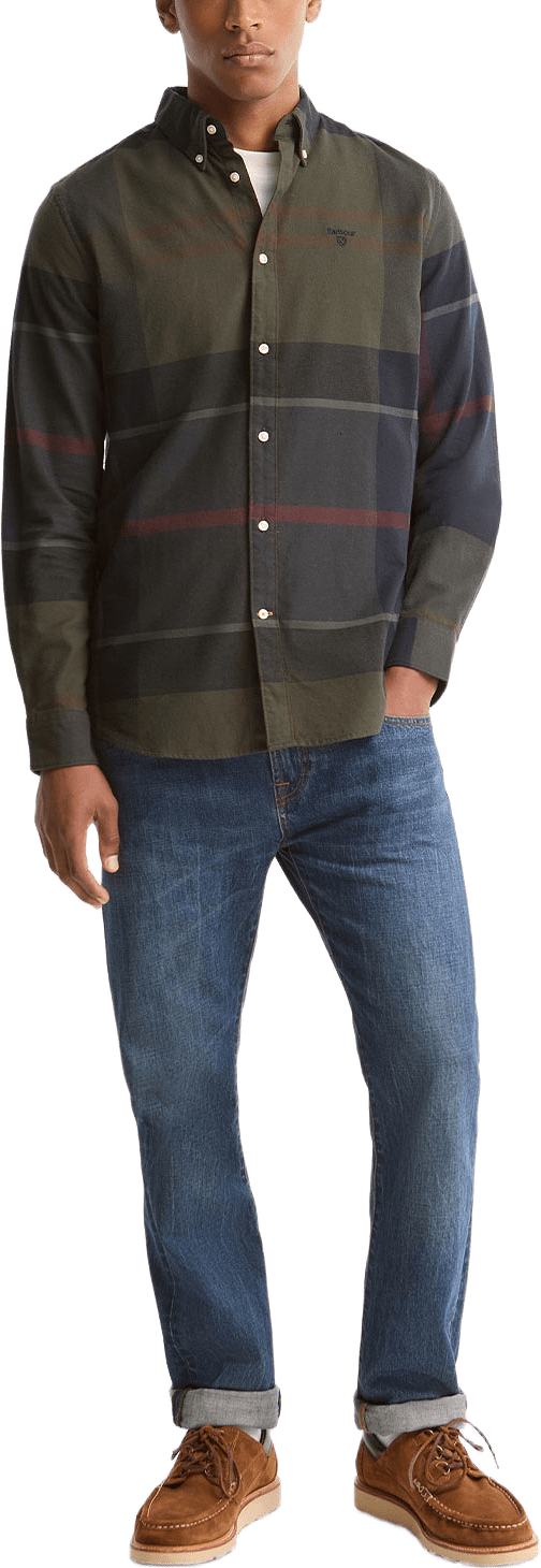 Barbour Iceloch Tailored Tartan Shirt, från Barbour, i färgen Shadow Classic Tartan.