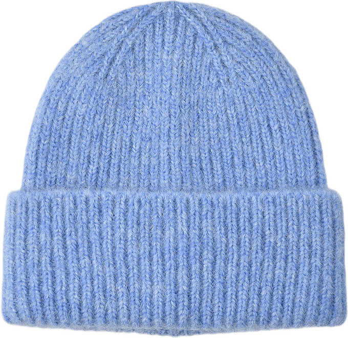 Mössa i ull- och mohairmix ELSY, från Wera, i färgen Blue.
