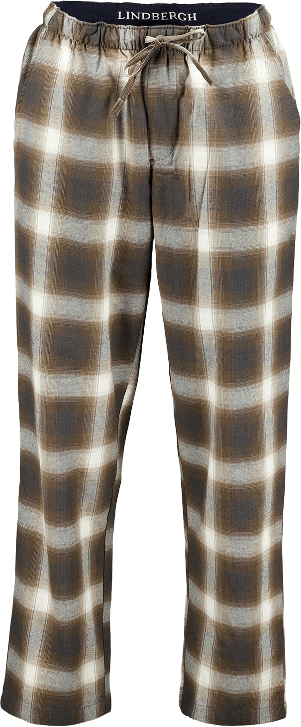 Soft cotton Pyjamasbyxor, från Lindbergh, i färgen Brown.