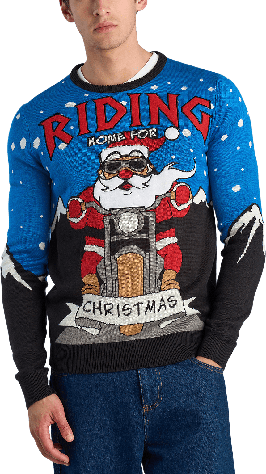 3D X-mas Knit, från Lindbergh, i färgen Black.
