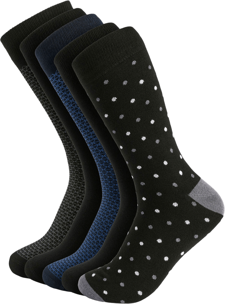 5 pack bamboo sock, från Lindbergh, i färgen Mixed.