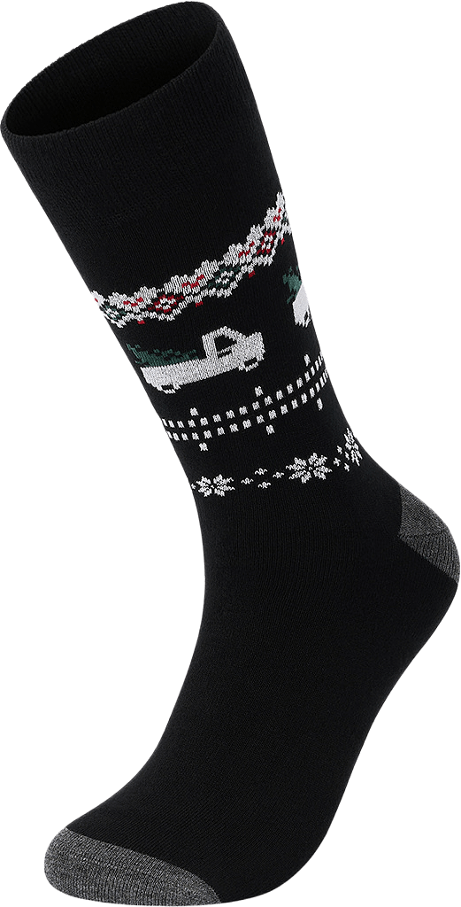 Winter bamboo sock, från Lindbergh, i färgen Dk Grey Mel.