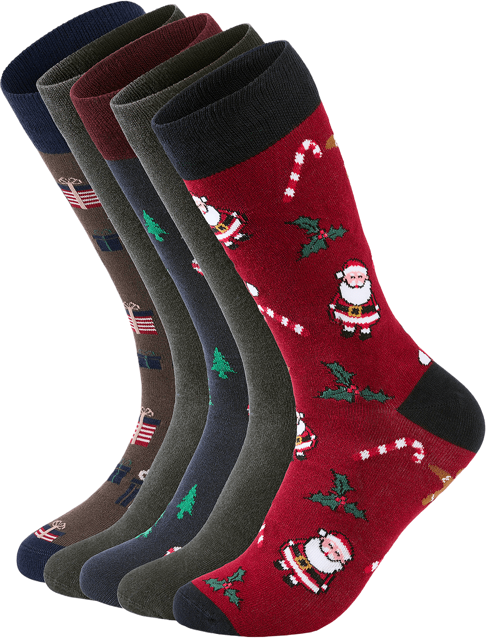 5-pack bamboo sock, från Lindbergh, i färgen Mixed.