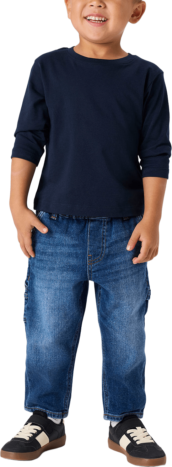 Jeans, från Name It, i färgen Dark Blue Denim.