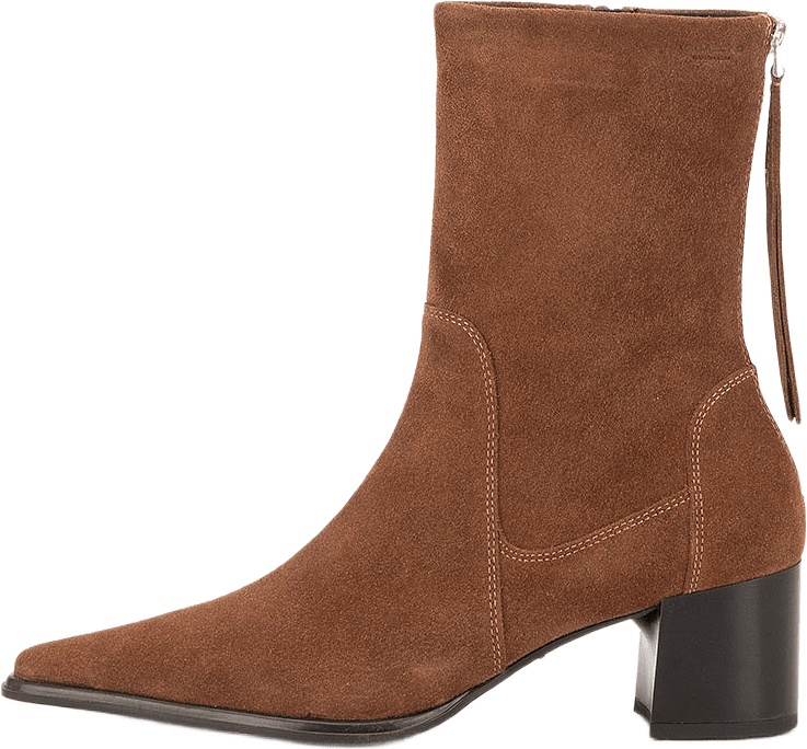 Giselle Boots Heel Classic, från Vagabond Shoemakers, i färgen Cocoa Brown.