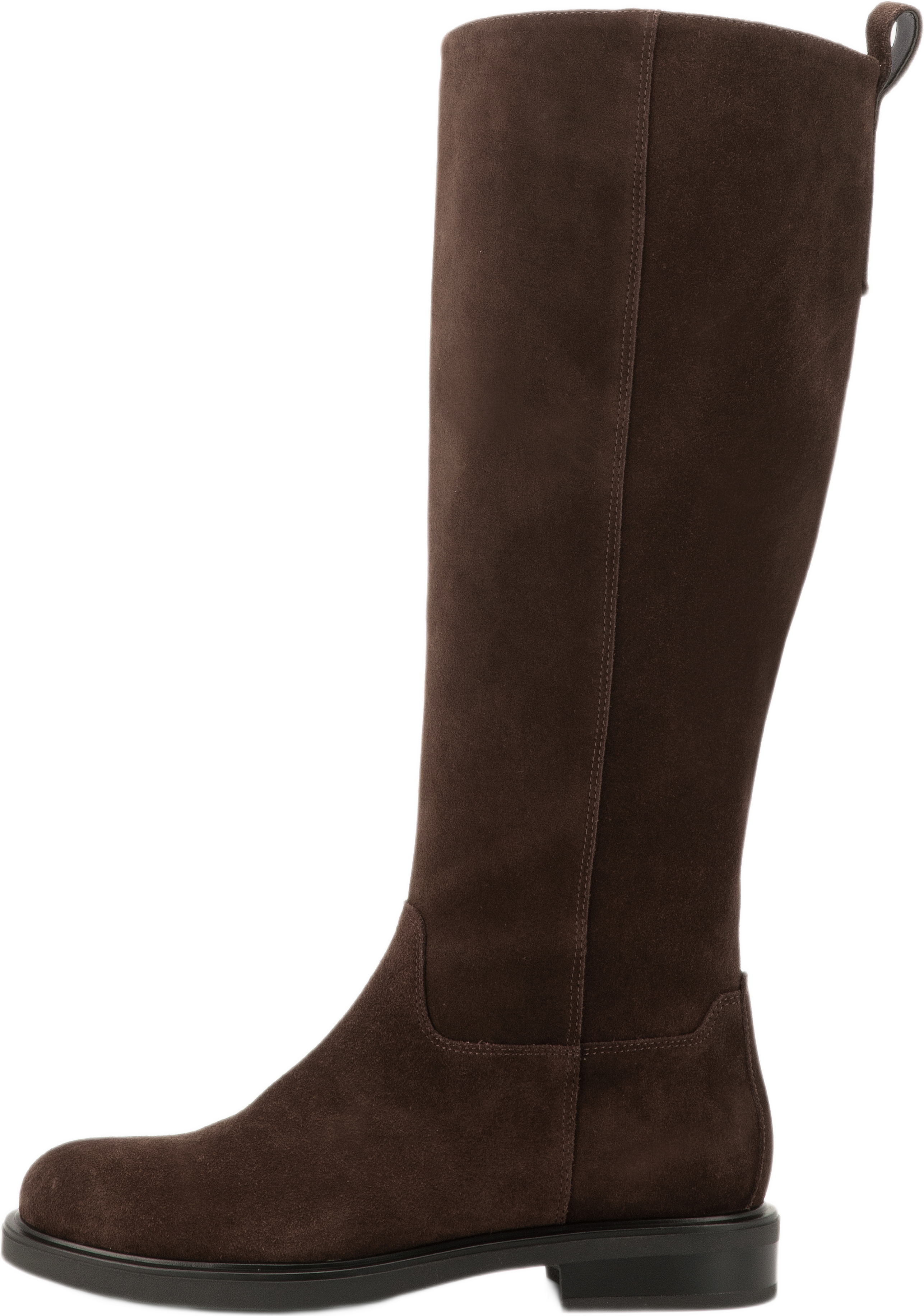 Freya Tall Boots Low Heel, från Vagabond Shoemakers, i färgen Java.