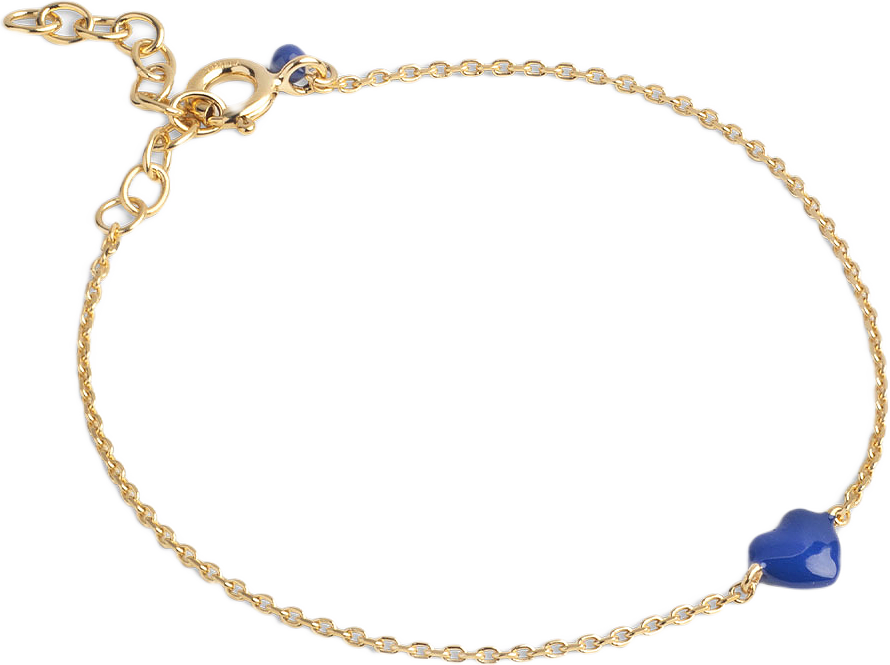 Bracelet, Amore, från ENAMEL Copenhagen, i färgen Indigo Gold.