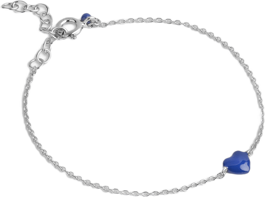 Bracelet, Amore, från ENAMEL Copenhagen, i färgen Indigo Silver.