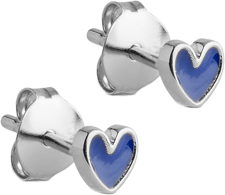 Studs Earrings, Amore, från ENAMEL Copenhagen, i färgen Indigo Silver.