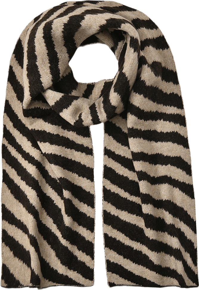 Halsduk ZIGGY, från Å WOMAN, i färgen Brown Zebra.