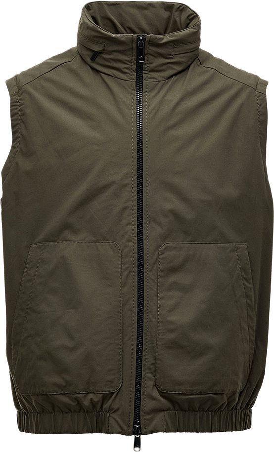 Hampstead Flex Vest, från Cesar, i färgen Dark Olive.