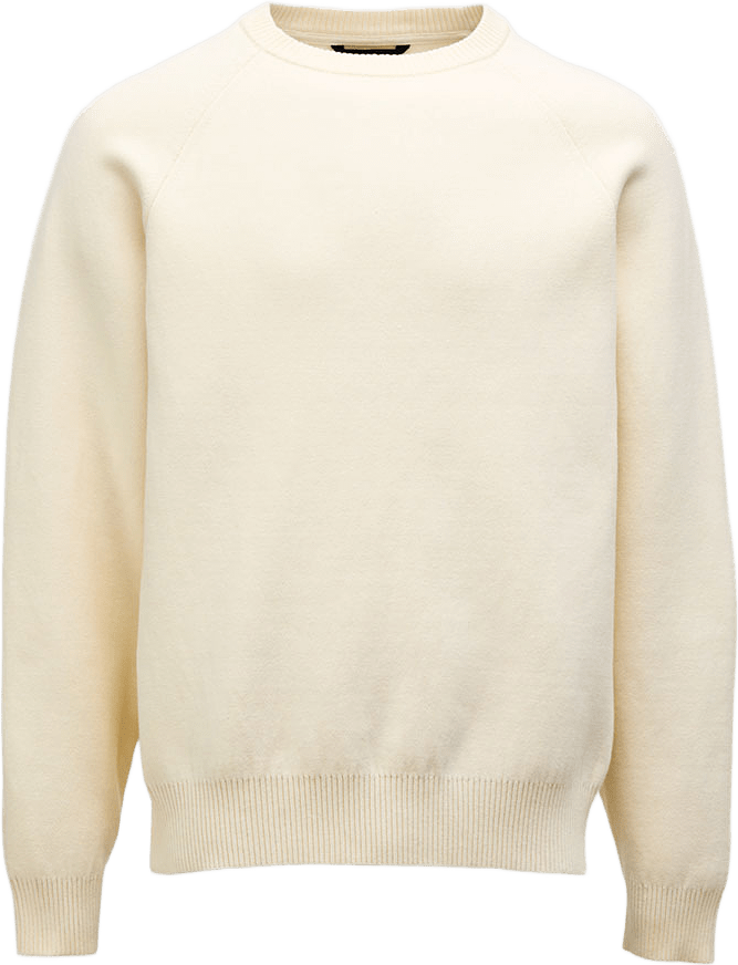 Tenby Cotton Knit Sweater, från Cesar, i färgen Off White.