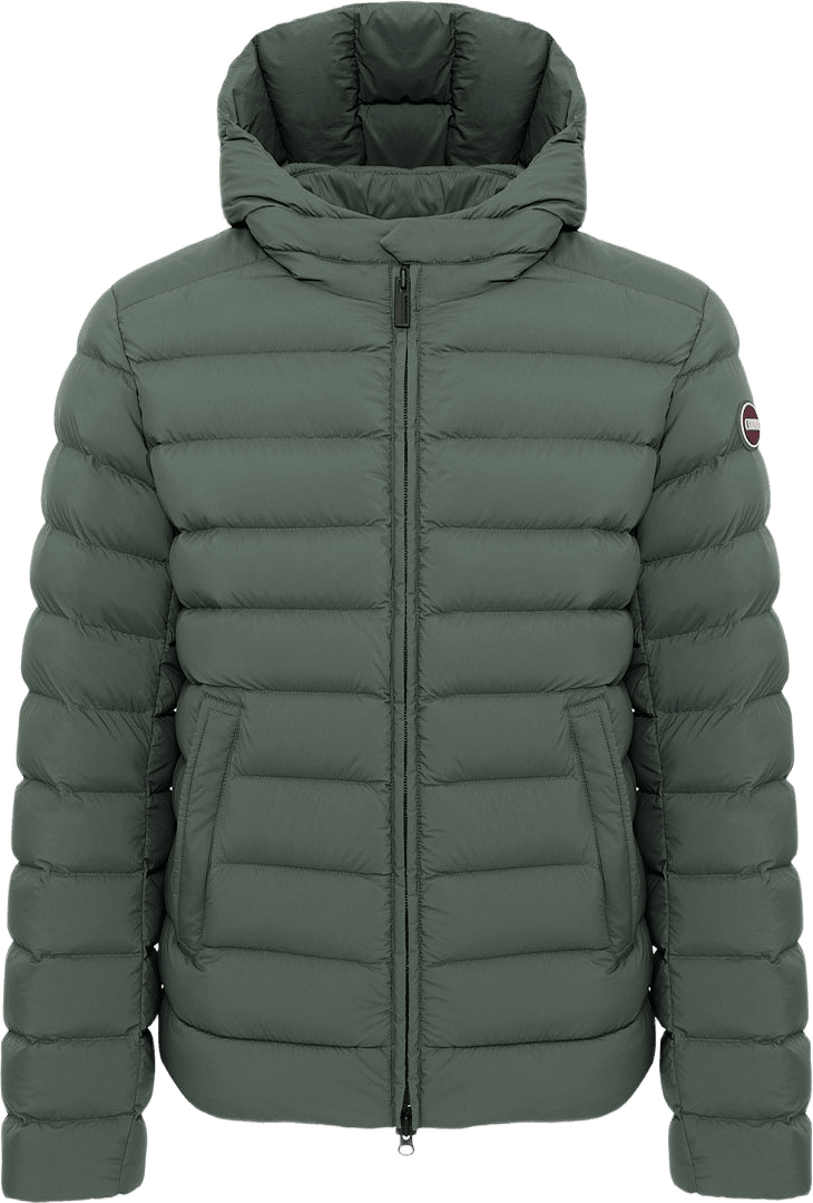 Quilted Down Jacket Hood, från Colmar, i färgen 498 - Underwood.