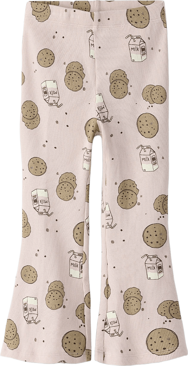 Kianna Flared Leggings, från Name It, i färgen Lotus.