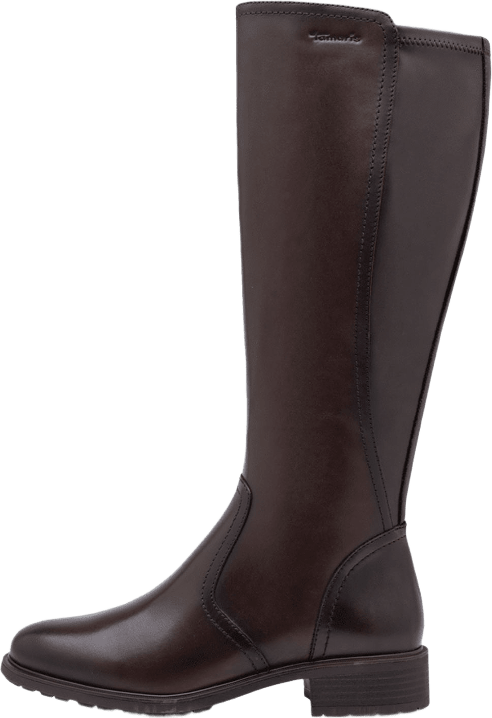 Boots, från Tamaris, i färgen Mahogany.