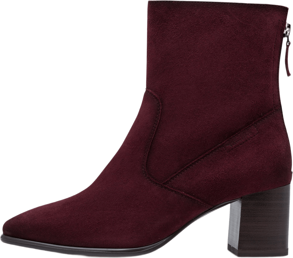 Boots, från Tamaris, i färgen Burgundy.