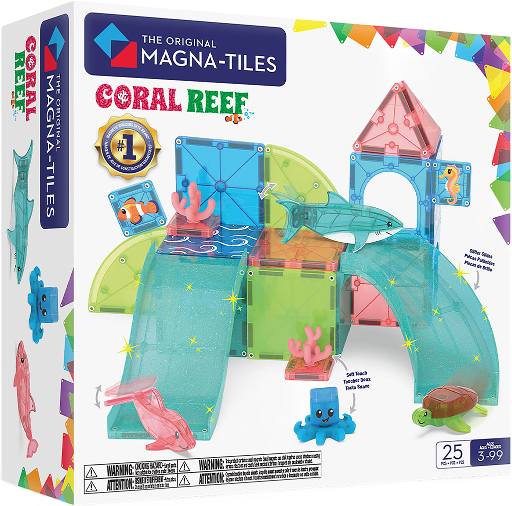 MAGNA-TILES Korallrev 25 Delar, från Magna-Tiles, i färgen Multicolor.