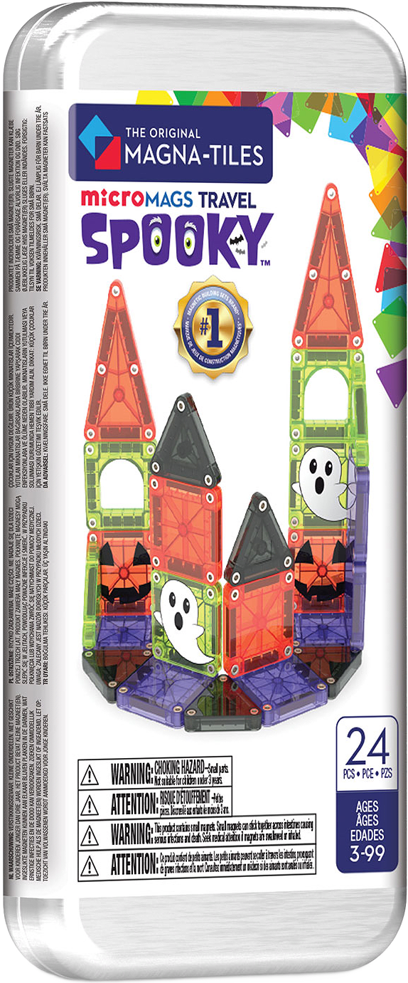 MAGNA-TILES Reseset Spökhus 24 Delar, från Magna-Tiles, i färgen Multicolor.