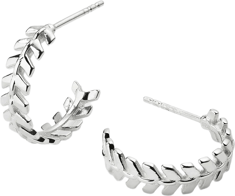 Layers Olivia Hoops Earrings, från Syster P, i färgen Silver.