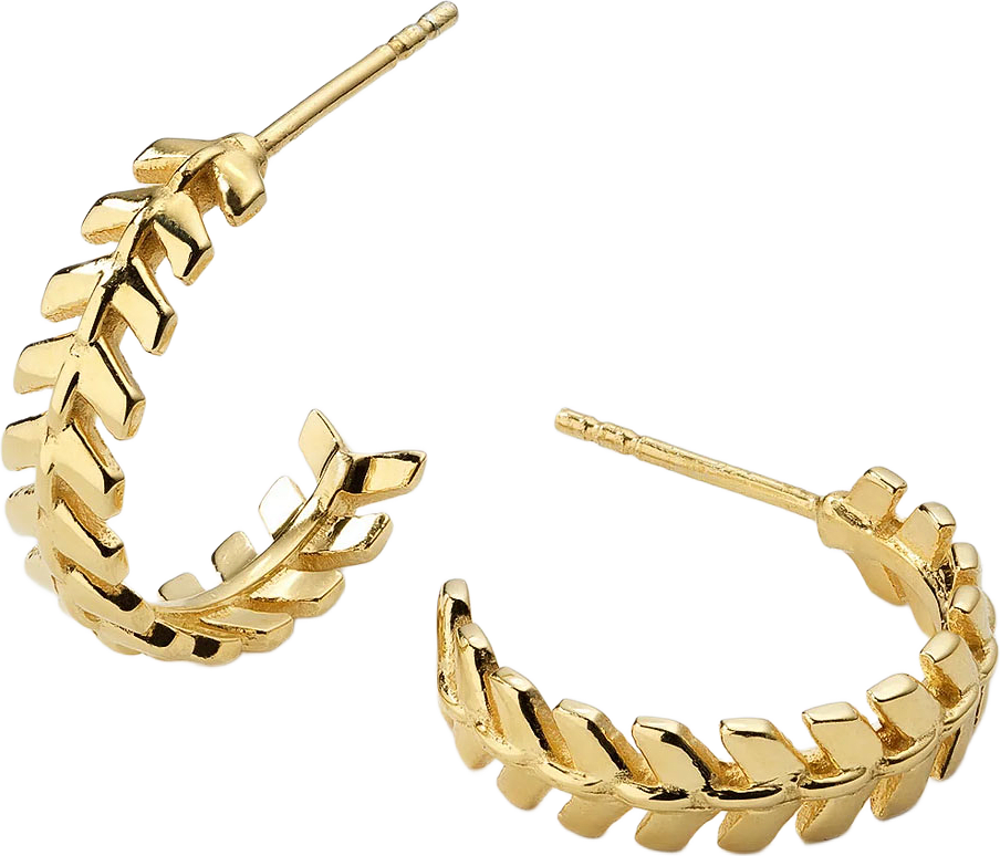 Layers Olivia Hoops Earrings, från Syster P, i färgen Gold.