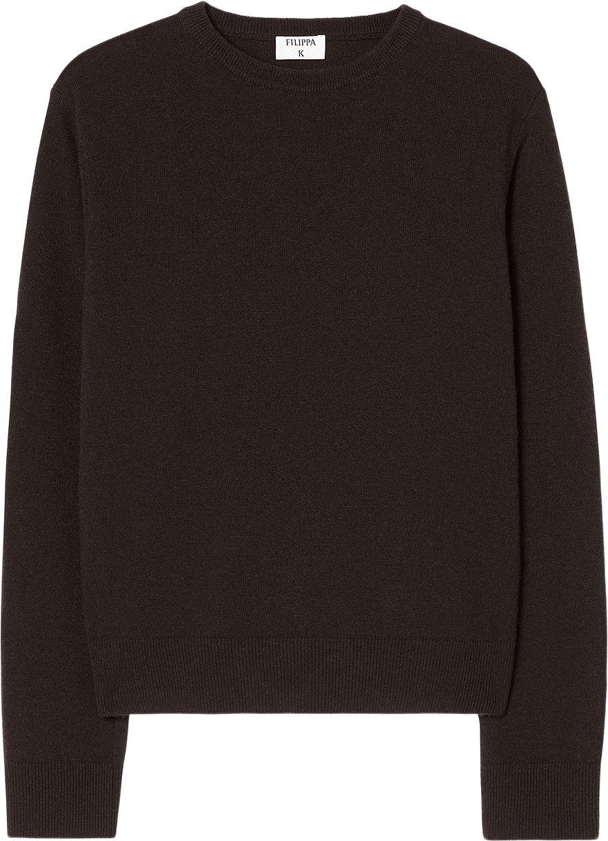 Soft Wool Crewneck Sweater, från Filippa K, i färgen Dark Chocolate.
