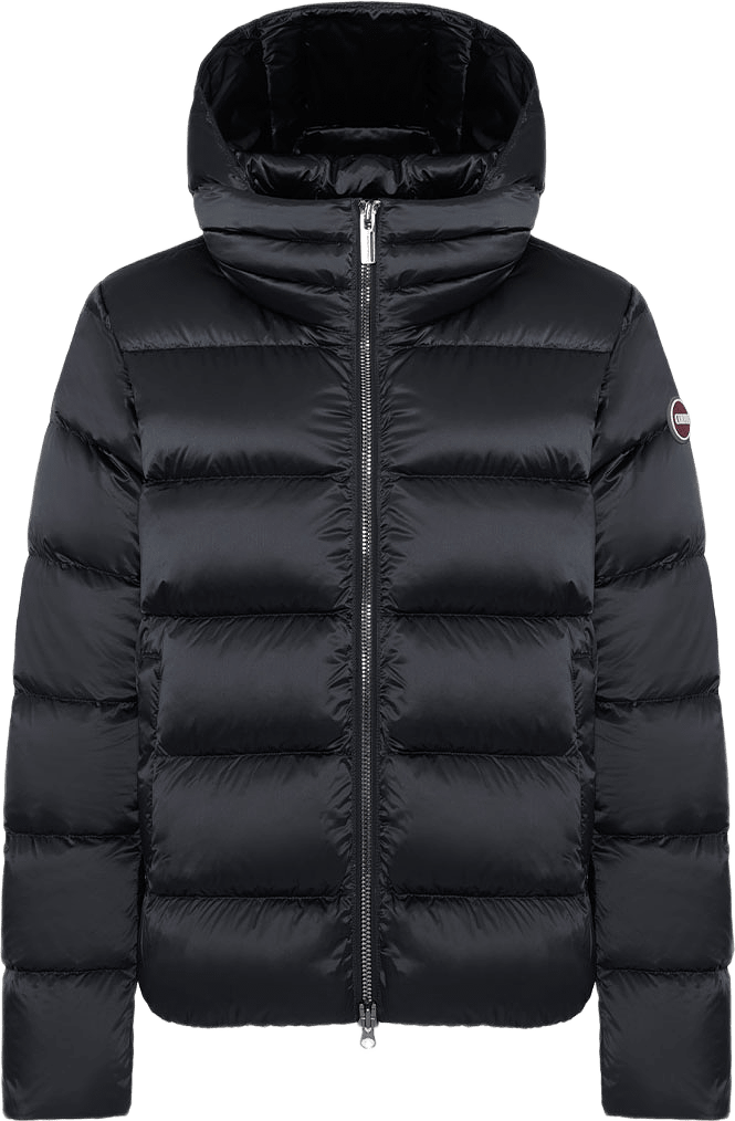 High Neck Hooded Jacket, från Colmar, i färgen Black.