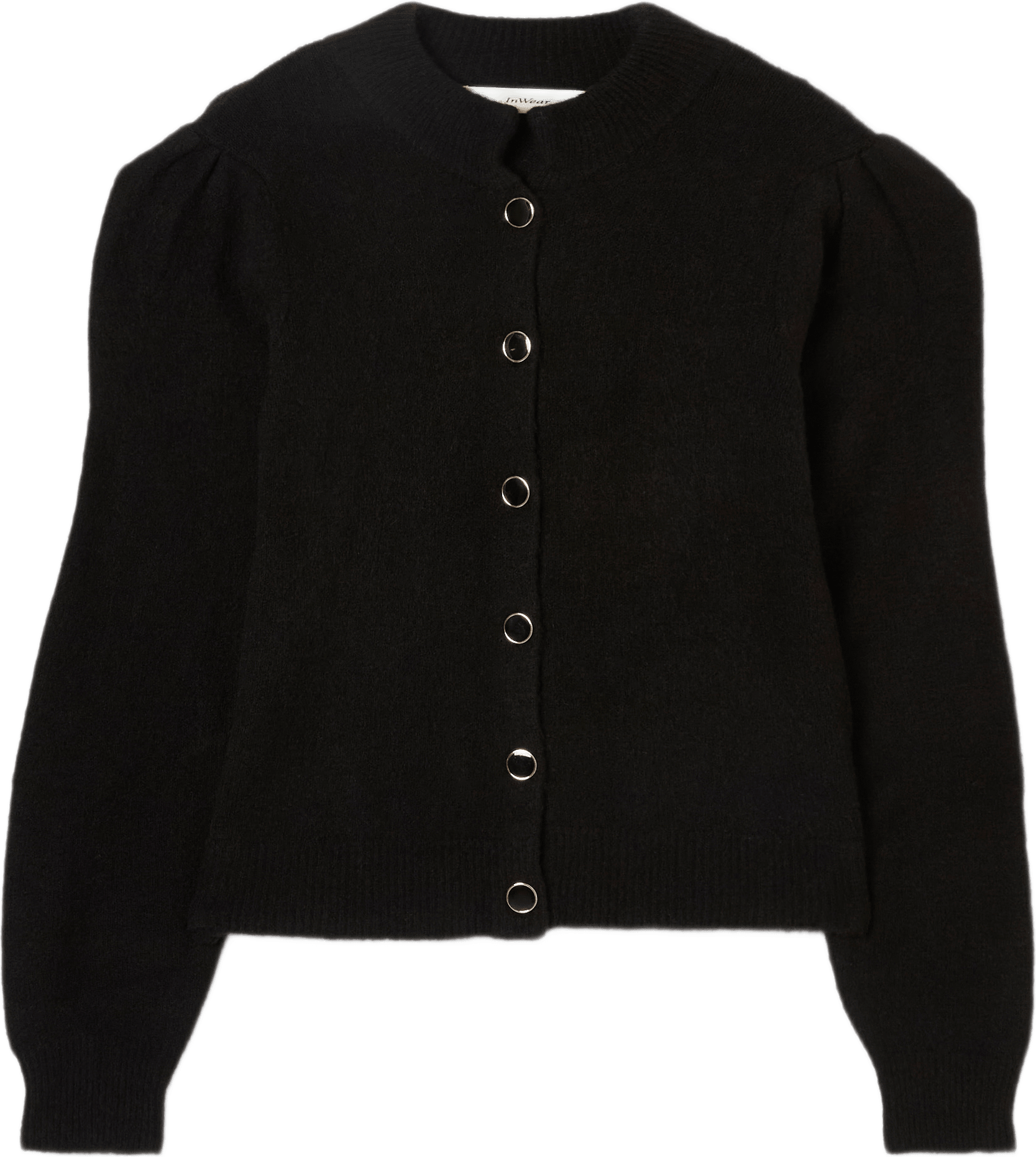 Ebbiene Cardigan Sweater, från Inwear, i färgen Black.