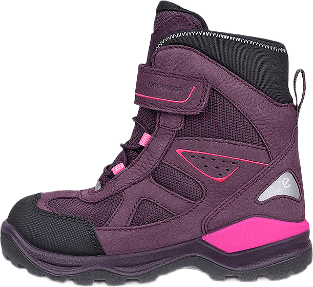 Snow Mountain, från ECCO, i färgen Black/Mauve/Mauve.