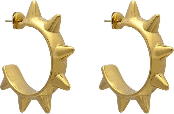 Paulina Earrings, från WOS, i färgen Gold.