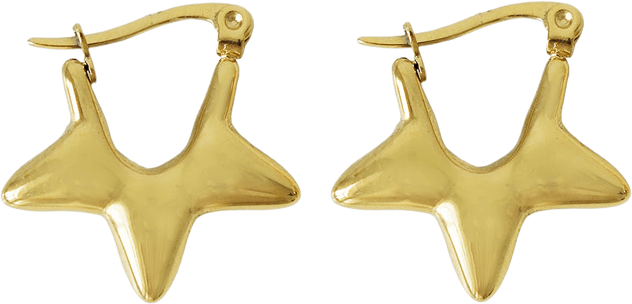 Feodora Earrings, från WOS, i färgen Gold.