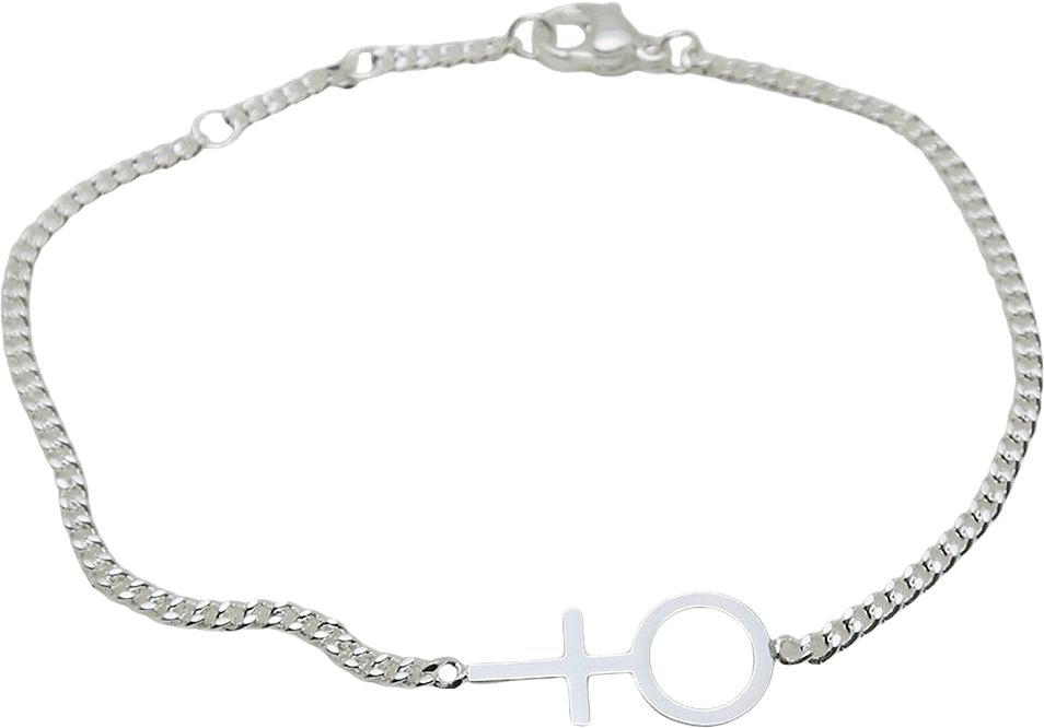 Eva Bracelet, från WOS, i färgen Silver.