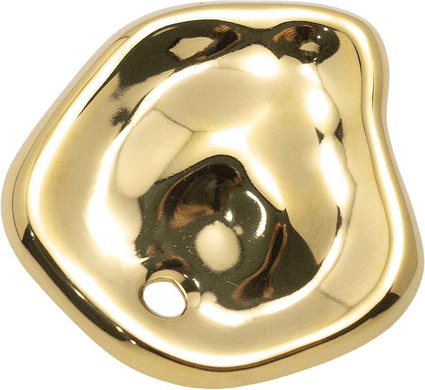 Elise Brooch, från WOS, i färgen Gold.