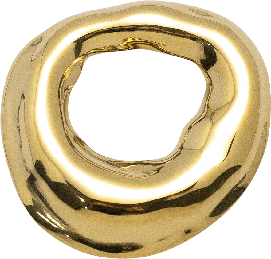 Elin Small Brooch, från WOS, i färgen Gold.