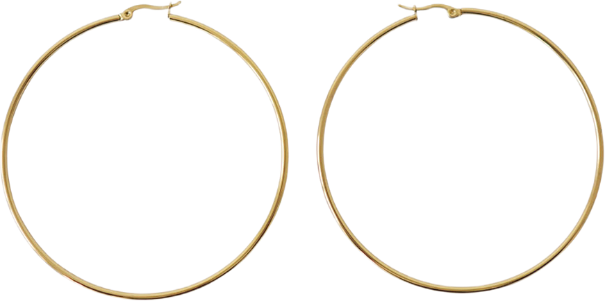 Janet Hoop Earrings, från WOS, i färgen Gold.