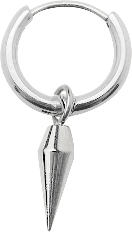 Siri Mini Single Earrings, från WOS, i färgen Silver.