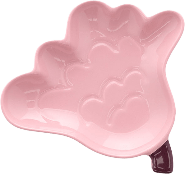 Kukasta Kukkaan Formad tallrik 15 cm, från Marimekko, i färgen Pink, Petrol.