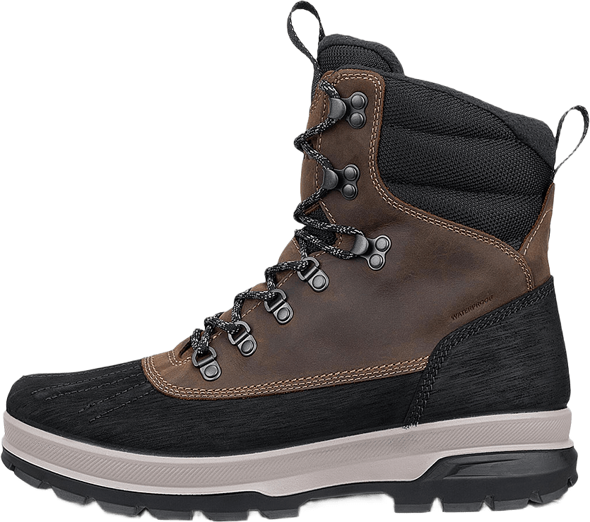 ECCO Rugged Track, från ECCO, i färgen Black/Camel/Black.