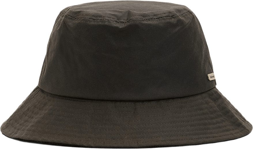 Barbour Delilah Waxed Bucket Hat, från Barbour, i färgen Olive.