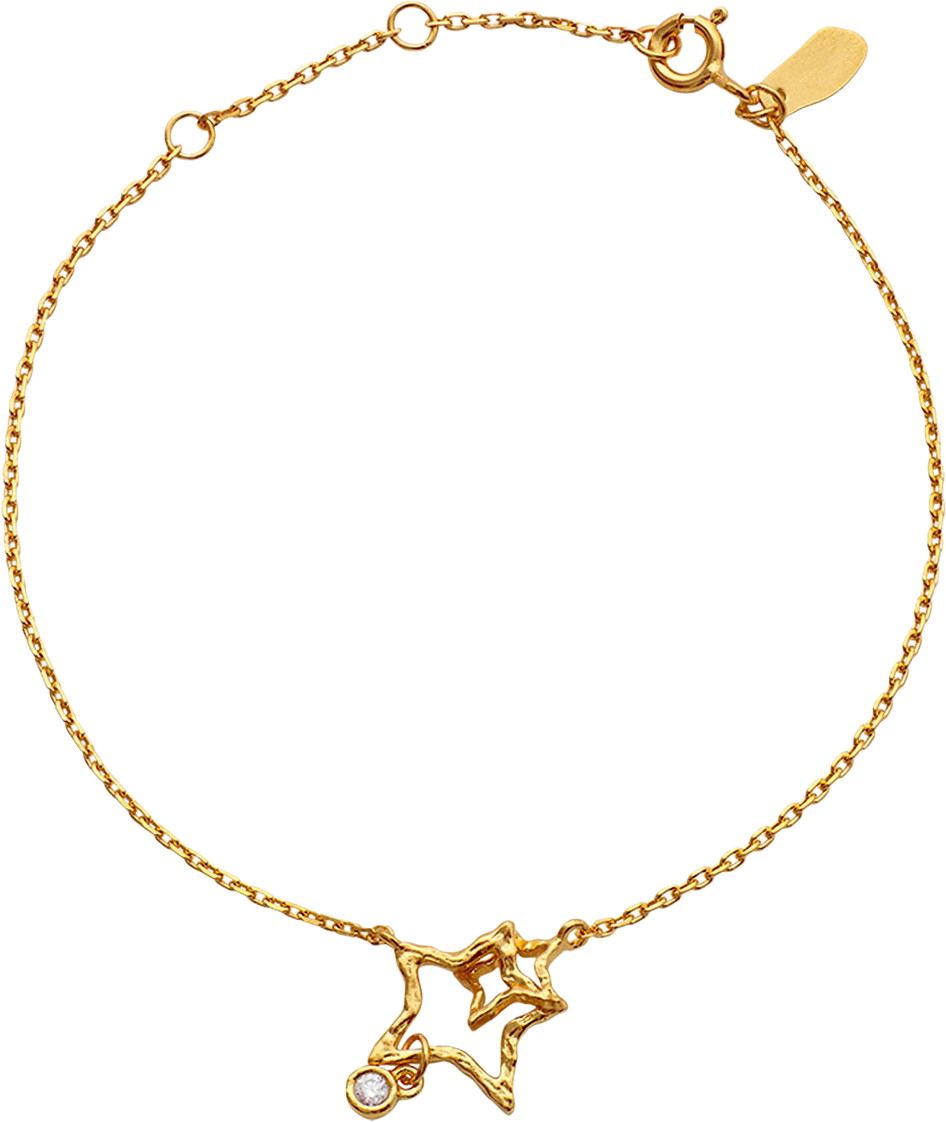 Maanesten Bracelet Vilde, från Maanesten, i färgen Gold.