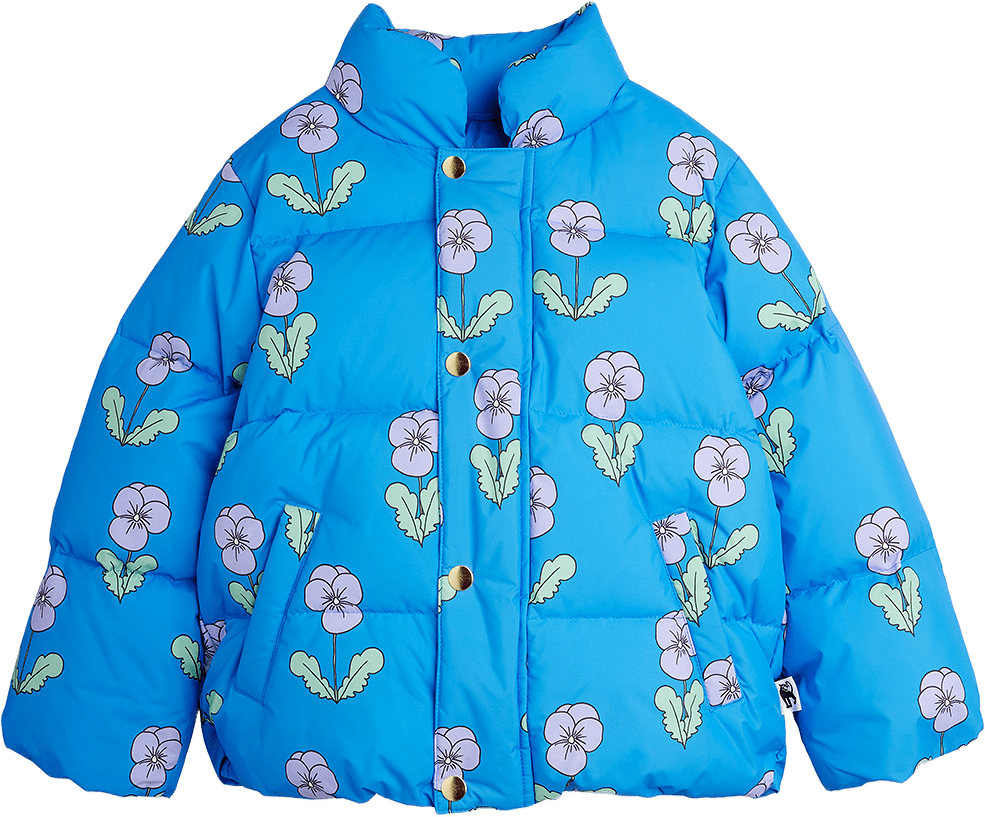 Violas citypuffer, från Mini Rodini, i färgen Blue.