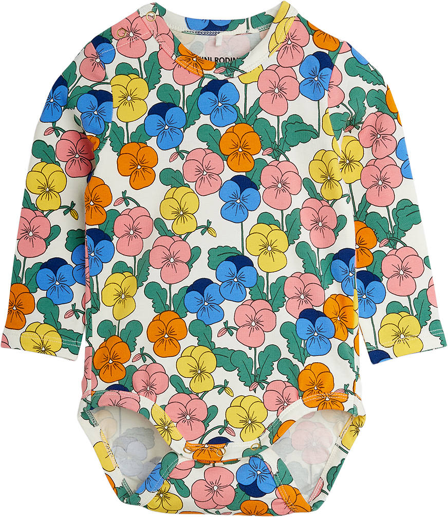Violas bodysuit, från Mini Rodini, i färgen Multi.