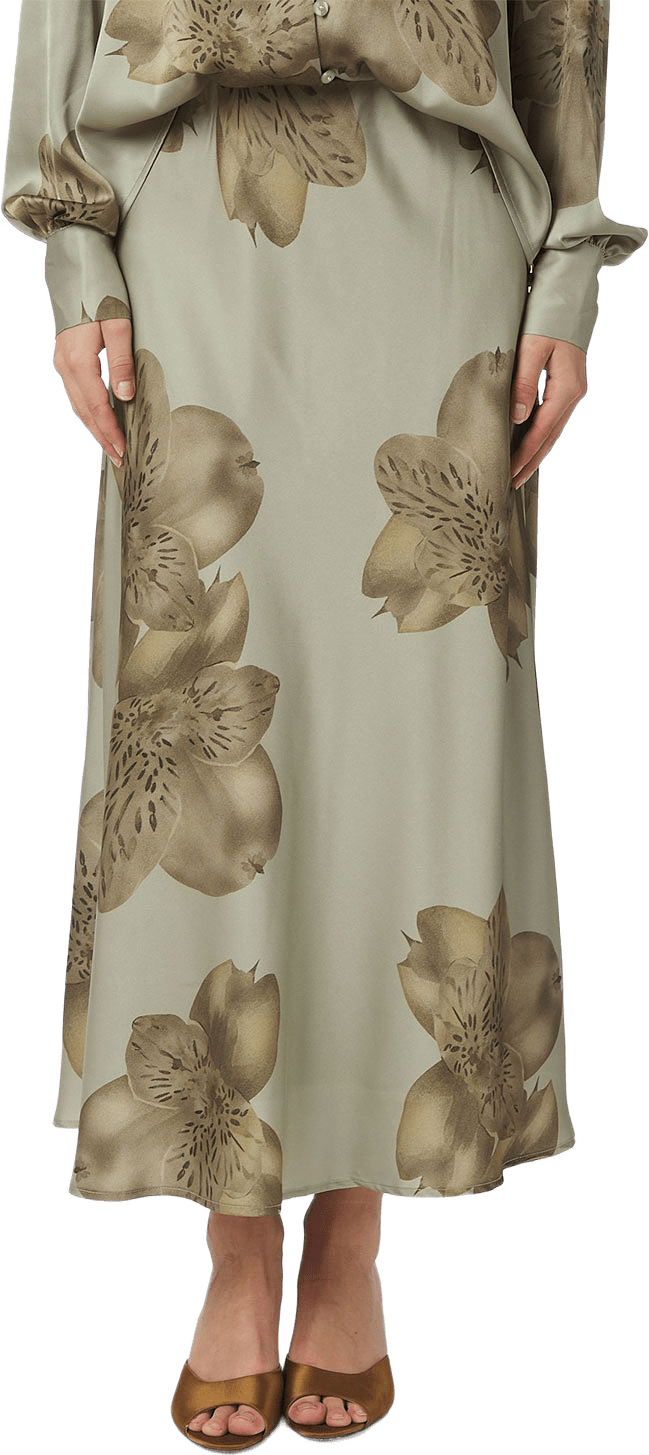 Bovary Misty Orchid Skirt, från Neo Noir, i färgen Smoke Green.