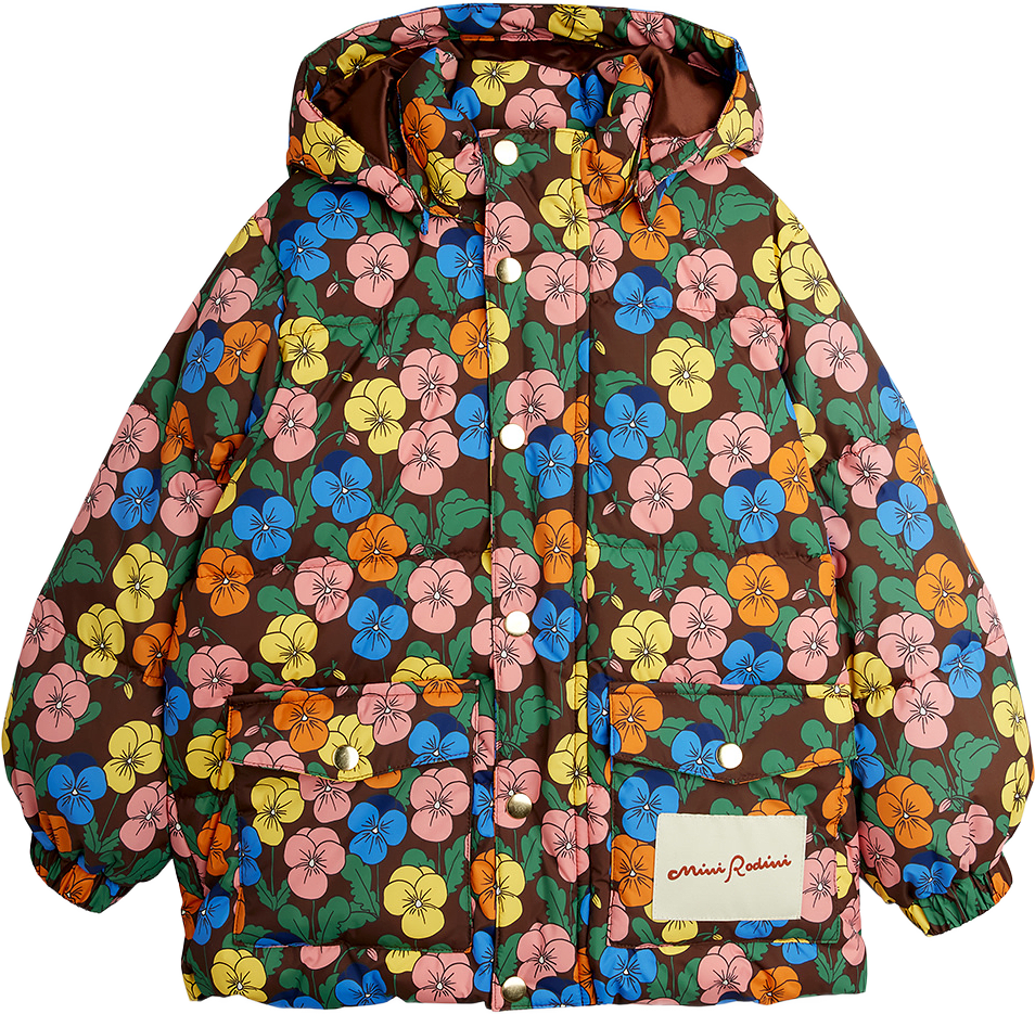 Violas Heavy puffer, från Mini Rodini, i färgen Multi.