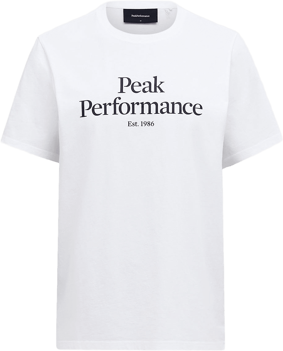 Original Tee, från Peak Performance, i färgen Offwhite.