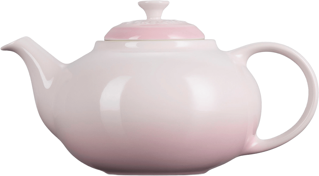 Signature stengods tekanna med filter 1.3L Shell Pink, från Le Creuset, i färgen Shell Pink.