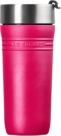On The Go mugg 350ml Berry, från Le Creuset, i färgen Berry.